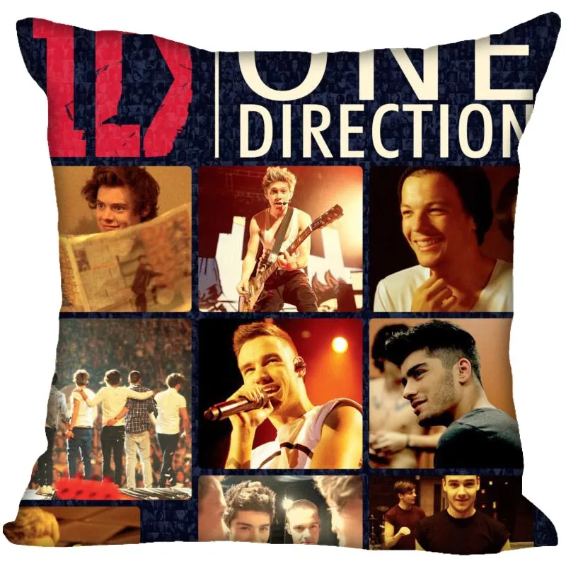 Чехол Подушка One Direction для дома невидимый чехол на молнии Размеры s 40x40 45x45