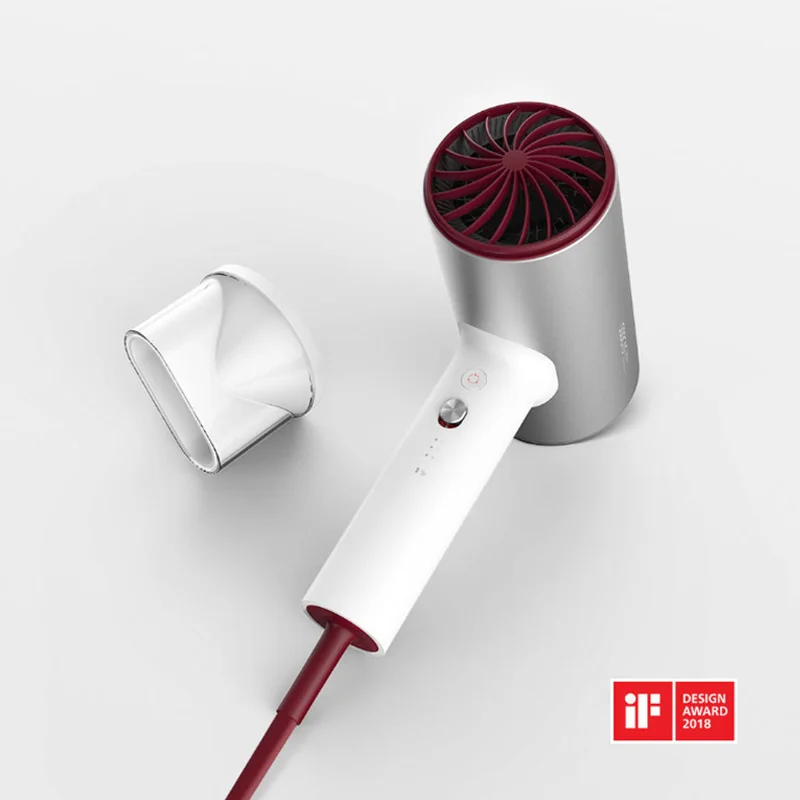  Original Xiaomi Mijia Soocas H3 Anion Hair Dryer Aluminum Alloy Body 1800W Air Outlet Anti-Hot Inno