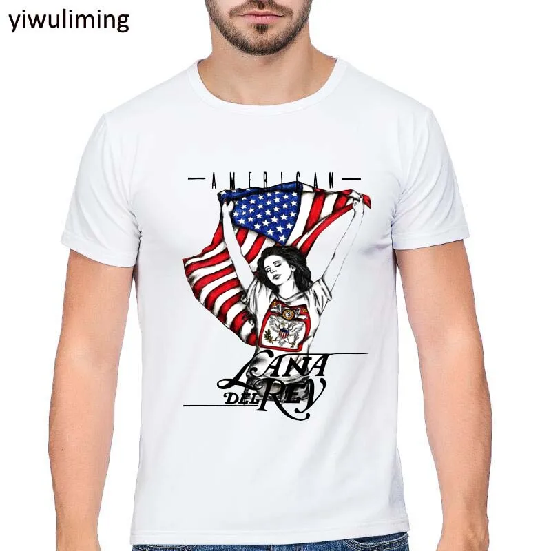 

Lana Del Rey T-shirt Short Sleeve Tees Fashion Men Women T Shirt Tops