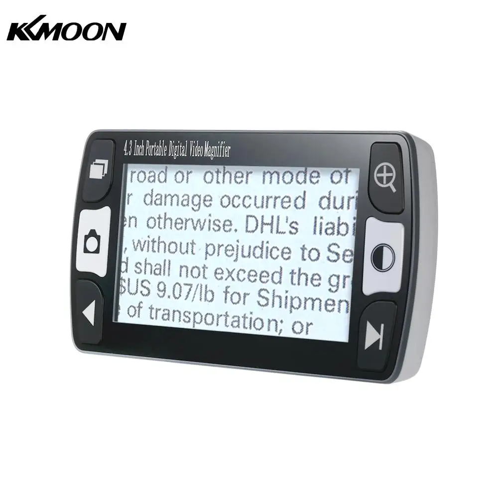 

KKmoon 4.3-inch 6x-16x Mobile Portable Digital Magnifier Handheld Electronic Reading Aid Support with 12- Kind Color Modes