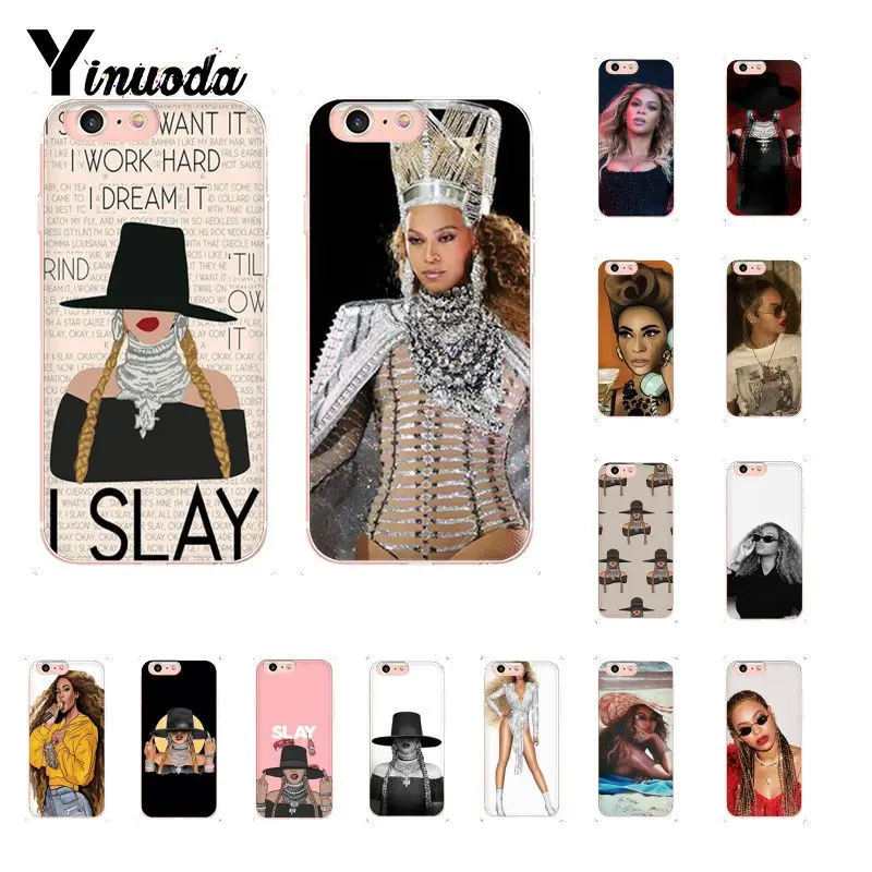 

Yinuoda Beyonce TPU Soft Silicone Phone Case for iPhone 8 7 6 6S Plus X XS MAX 5 5S SE XR 10 Cases