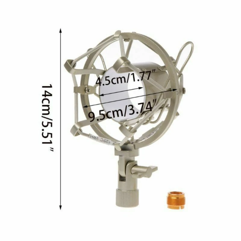 New Metal Shockmonut Studio Recording Microphone Shock Mount Spider Mic Holder Clip For Broadcast Computer BM 700 800 BM-800