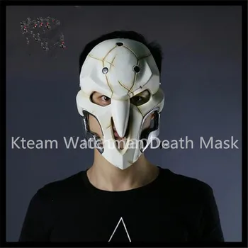 

Free shipping Hot Sale Famous Movies game cosplay mask The Death Reaper cosplay mask watchman Death Face Mask adult size Toys