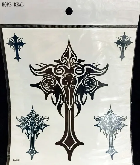 new 1sheet large tattoo sticker big tattoo totem small cross new 1sheet large tattoo sticker big tattoo totem small cross