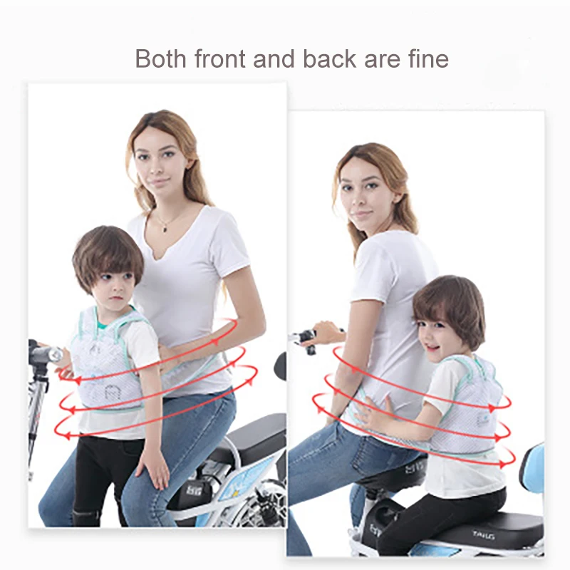 

Baby Carrier Children Seat Bell Ssfety Belt Elastic Anti-falling Appliance for Children Riding Belts Falling-protective Toos
