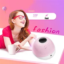 Сушилка для ногтей для женщин 72 Вт светодиодный LED УФ гель отверждения лампы свет ногтей сушилка для гель-лака машинка для дизайна ногтей аксессуары