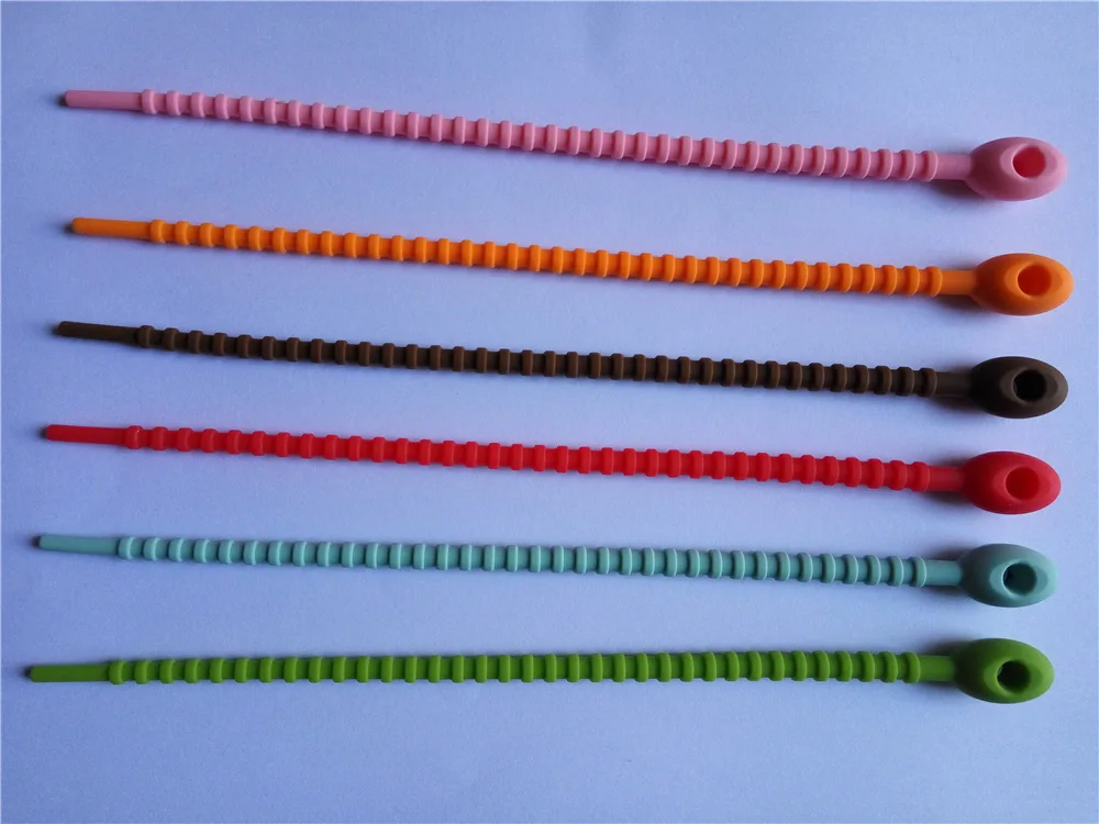 1 PC Food Grade Silicone Bag Ties 2559, Cable Management, Zip Tie Twist, All purpose Multi use