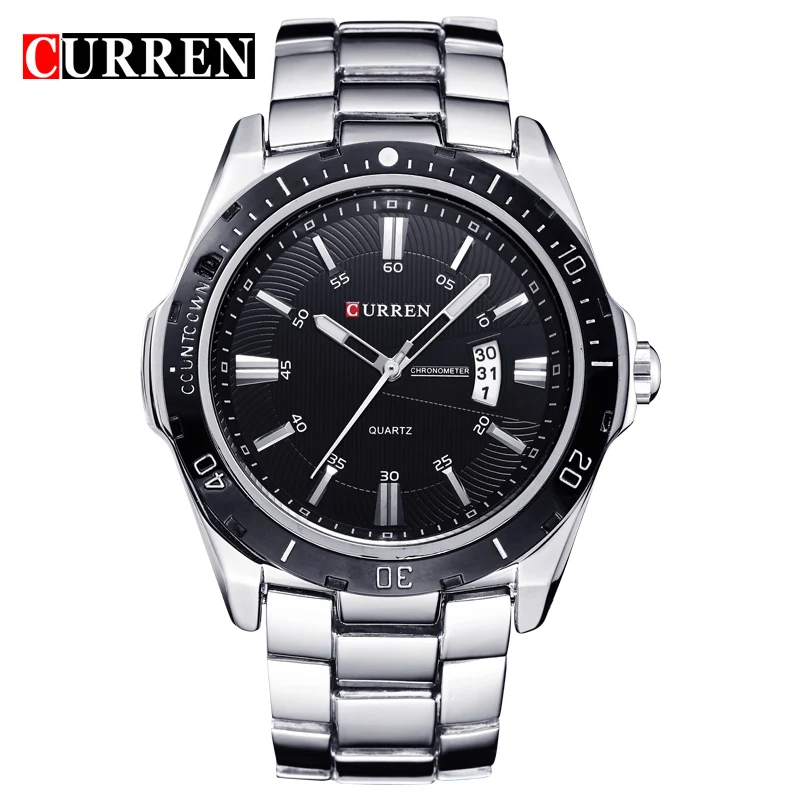 Relojes Hombre 2018 CURREN Мужские часы Лидирующий бренд Роскошные наручные кварцевые Relogio