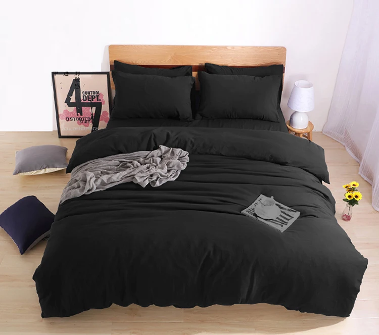Descubra 5 produtos imperdíveis do AliExpress Jogo de cama preto