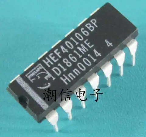 

IC free shipping 100% original goods HEF40106BP DIP-14
