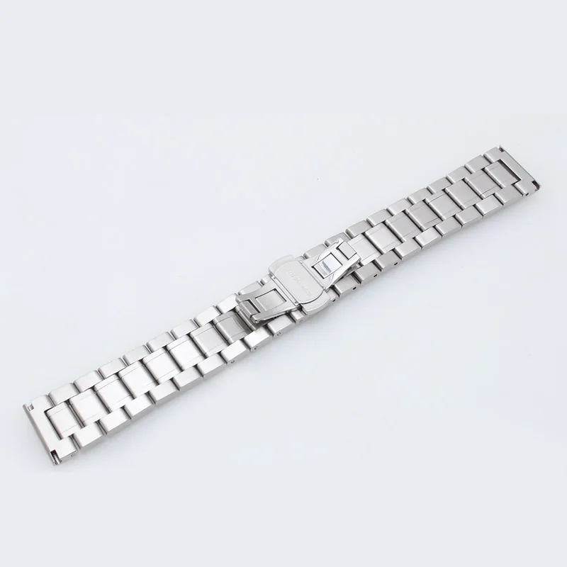 Ремешок из нержавеющей стали стальной ремень для мужчин и женщин металлический браслет 16 мм 18 мм 20 мм 22 мм серебряные аксессуары для часов Бесплатные инструменты