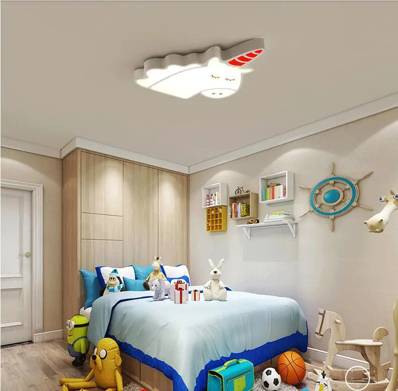 

Creative unicorn children's lamp Princess girl led personality simple modern room cartoon bedroom ceiling lamp