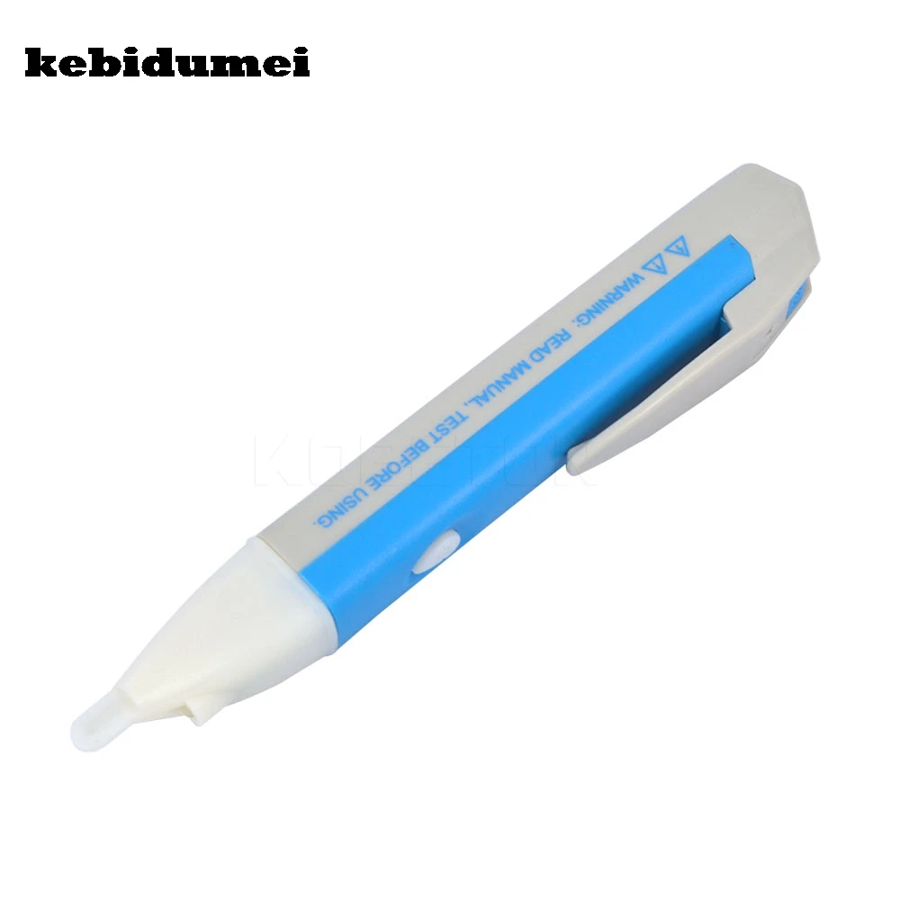 

kebidumei Portable Electric Marking Pen Sensitive AC Sensor Durable Voltage Detector Tester AC 90 1000V Testing LED Buzzer Alarm