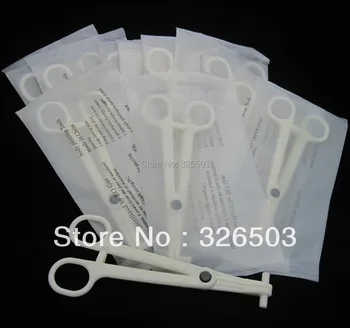 

Lot Of 10PCS Disposable Septum Forceps Clamp Plier Piercing Tool Supply WDSF-10