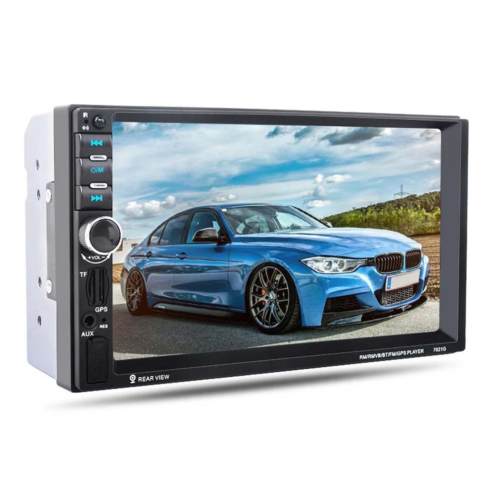 7021G 7 inch 2 Din Car Video Player MP5 Player BT GPS Navigation FM