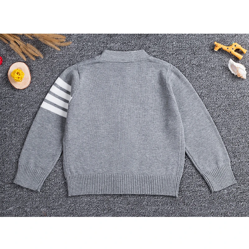 BEKE MATA Baby Cardigan Boy Autumn NEW England Style Long Sleeve Toddler Boys Sweaters Cotton Knitted Tops Clothes 1-6Y