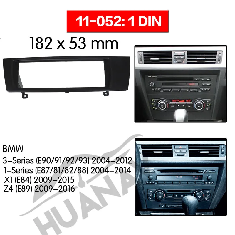 BMW 3 SERIES E46 CD STEREO RADIO FACIA FASCIA SURROUND FITTING ADAPTER PLATE KIT