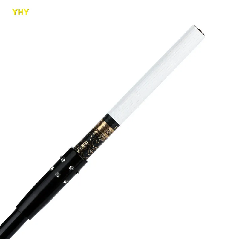 Long Crystal Smoking Pipes Long Cigarette Holder Tobacco Smoking Pipe Women Fancy Dress Costume Smoke Holder Ladies Party Props07