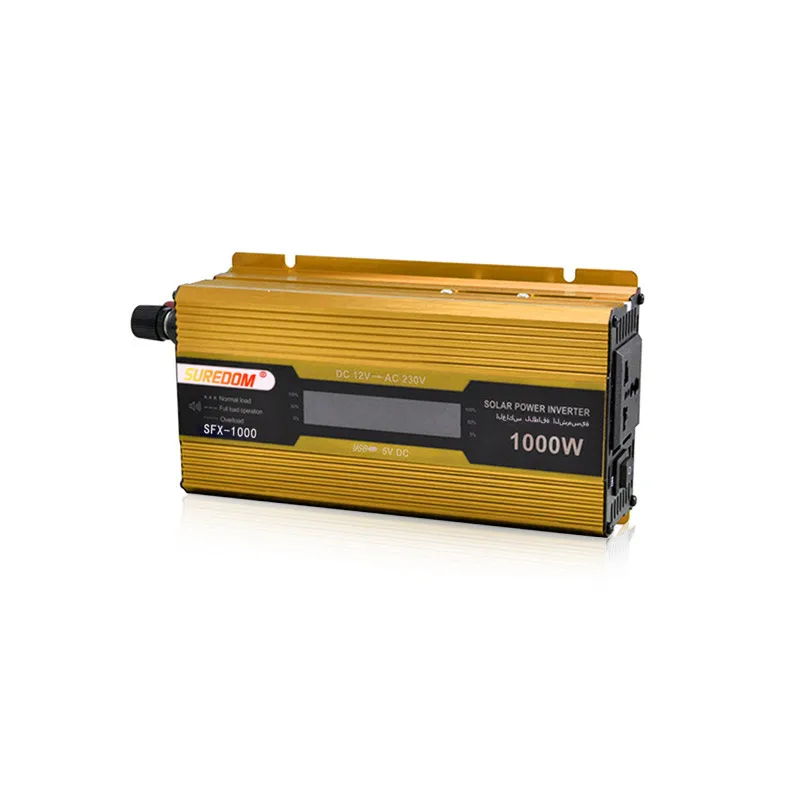 

1000W Inverter DC 12V To AC 220V Car Power Inverter Home Converter With Multi-function LCD Display