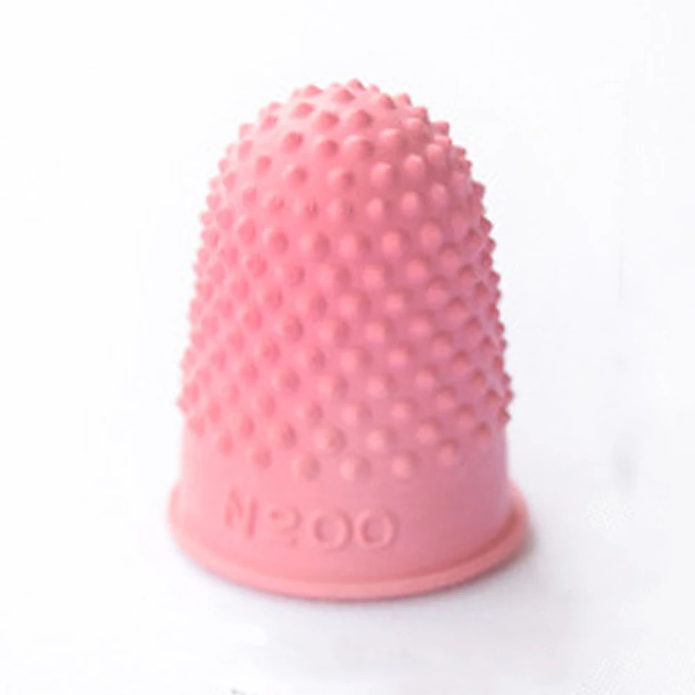 

5Pcs Finger Tip Craft Counting Protector Thimble Rubber Needlework Cone Sewing Quilter