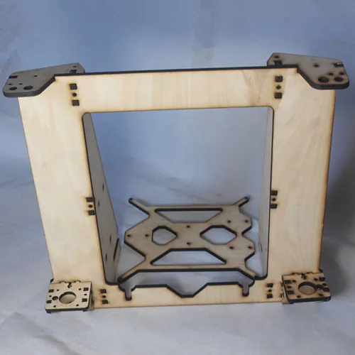 3D рамка принтер Reprap мендель prusa I3 улучшена лазерная резка кадра в 6 мм фанеры |