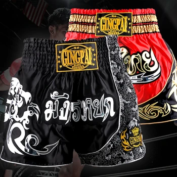 

Free shipping Thai boxing shorts training fight shorts sanda boxing shorts man/woman