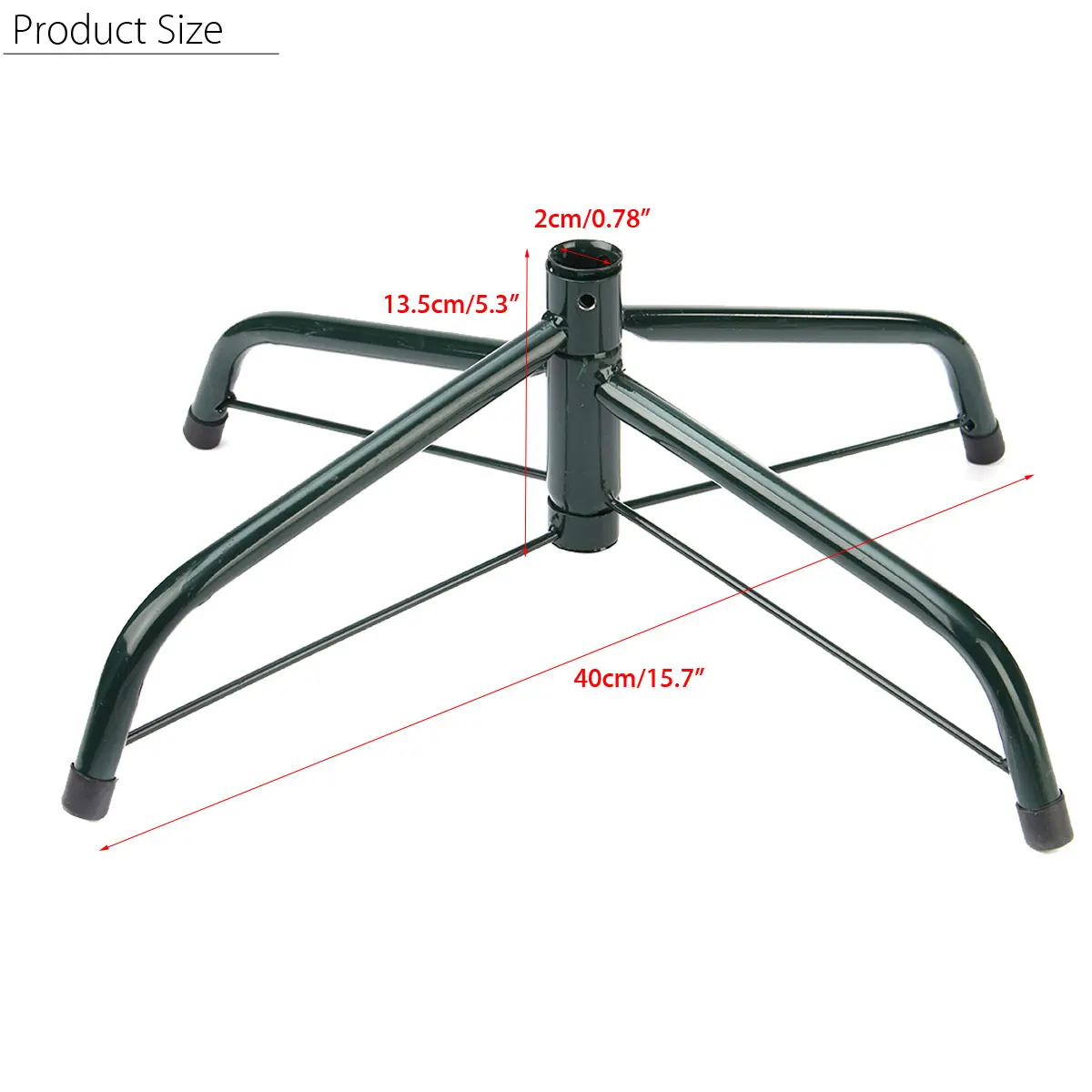 35/40/45/60 см Подставка под рождественскую елку стеллаж для выставки товаров зеленого металла держатель База чугунная Подставка 4 фута Декор Аксессуары для рождественской елки для дома - Цвет: 40cm in diameter