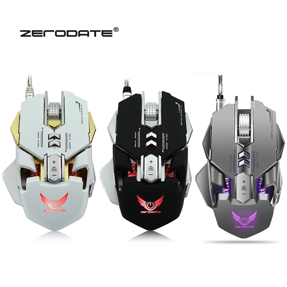 

X300GY Professional Mouse Gamer 3200DPI Wired Gaming Mouse 7Keys Programmable Mechanical Macro Definition USB Mouse For Computer