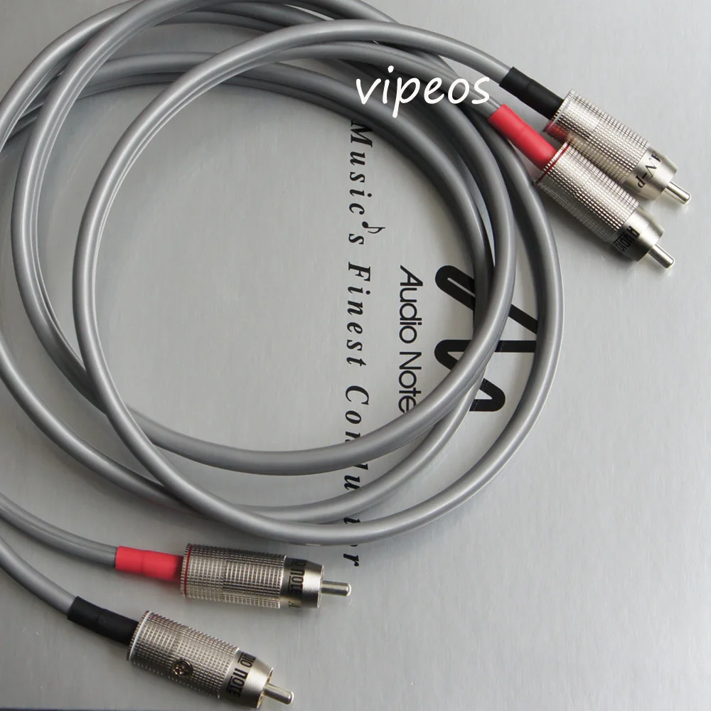 Аудиокабели 1 5 м Audio Note AN Vx однотонные Серебристые 99.99% RCA соединение с коробкой|audio