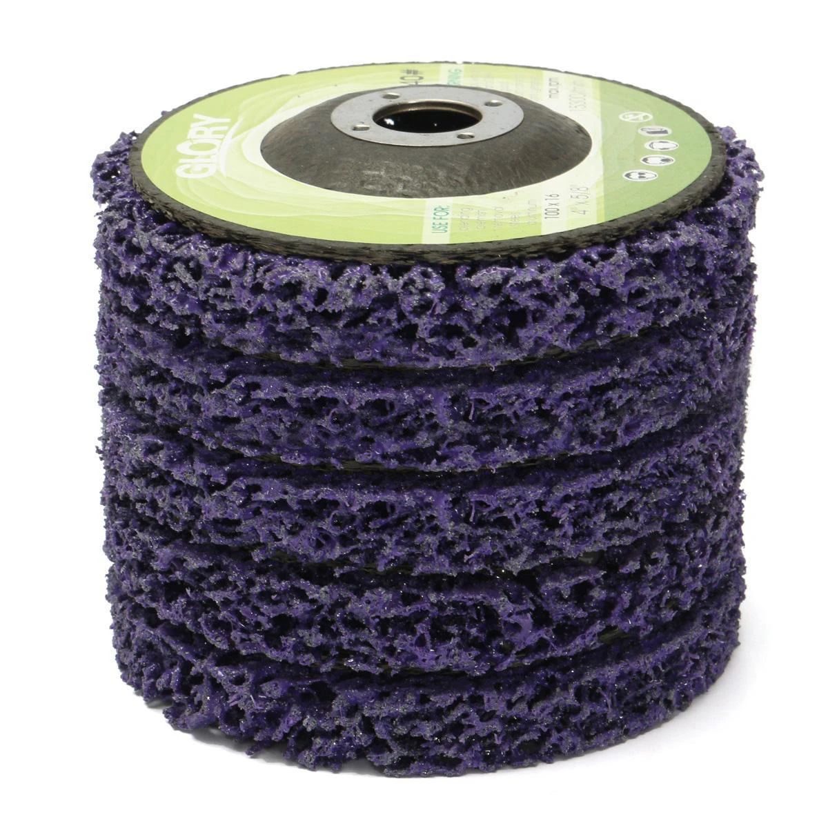 5pcs 4" Strip Disc 46 Grit Wheel Paint Rust Removal Clean For Angle