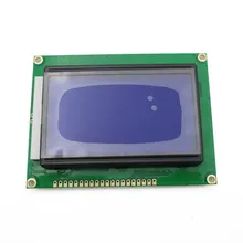 Glyduino ЖК-дисплей 12864 Дисплей модуль Синий Экран с Подсветка 5 В ST7920 параллельно Порты и разъёмы ЖК-дисплей Дисплей для Arduino