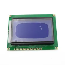 Glyduino LCD12864 Display Module Blue Screen with Backlight 5V ST7920 Parallel Port LCD Display for Arduino