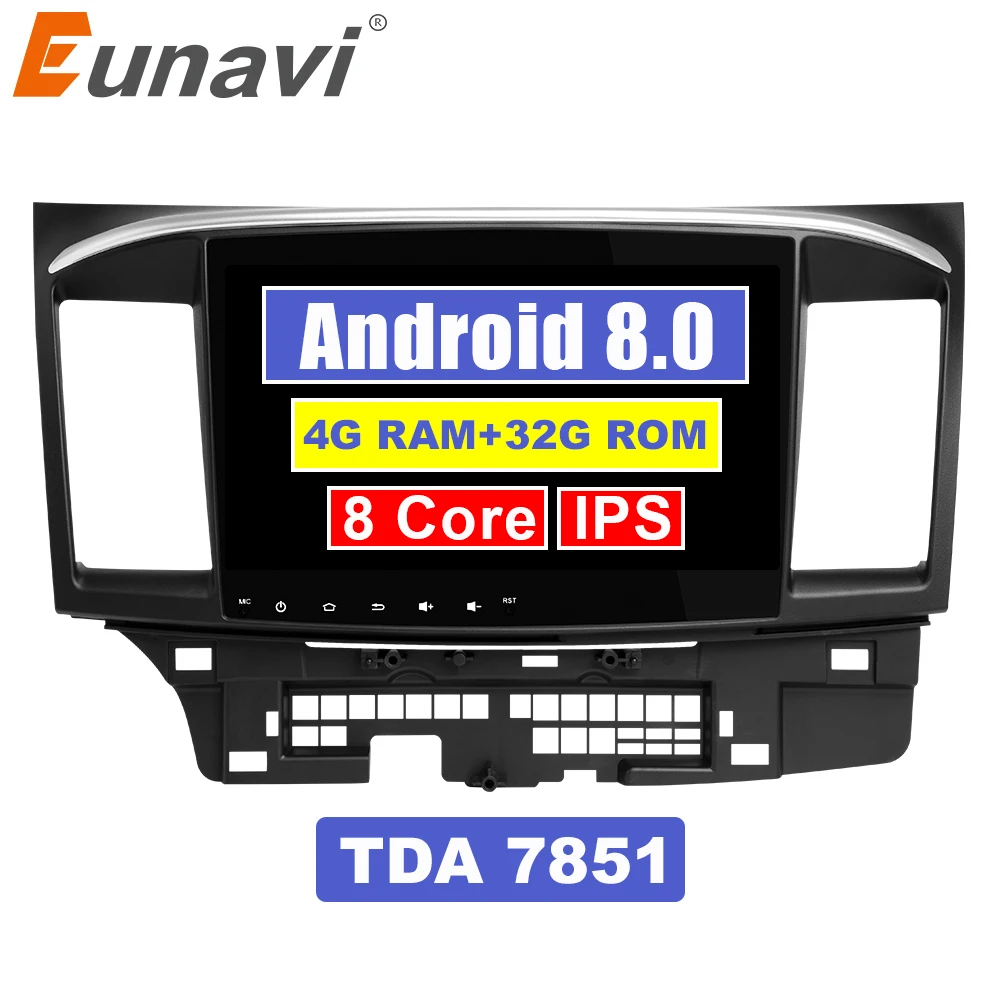 Perfect Eunavi Octa core Android 8.0 Car Radio for Mitsubishi Lancer stereo 9 inch 2 DIN 4G RAM GPS navi video player Capacitive screen 0 Perfect Eunavi Octa core Android 8.0 Car Radio for Mitsubishi Lancer stereo 9 inch 2 DIN 4G RAM GPS navi video player Capacitive screen 0