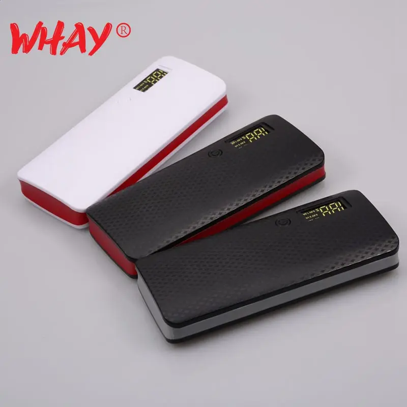 (Без батареи) WHAY 5V USB 5*18650 Без батареи банк питания корпус мобильного телефона