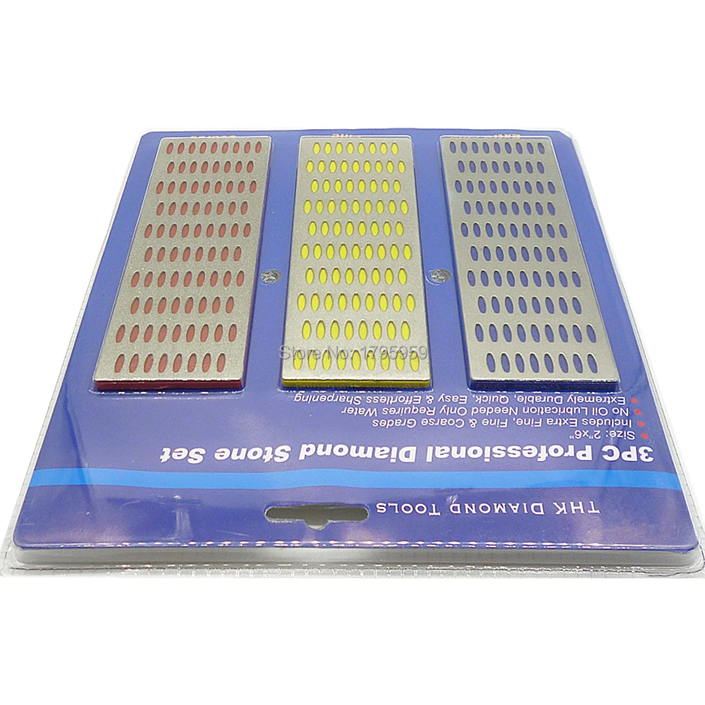 2" X 6" Large Diamond Sharpening Hone Stone Whetstone Sharpening Block