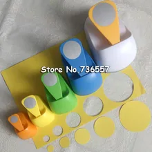 1 шт. " 2" 1," 1" Круглый Дырокол в форме рукоделия, дырокол, резчик бумаги; Скрапбукинг, школьная бумага, Дырокол eva