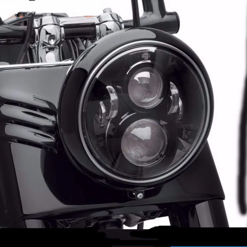 7 inch DOT Cree LED Motorcycle Headlight Daymaker Projector DRL Bulb for Harley H-D