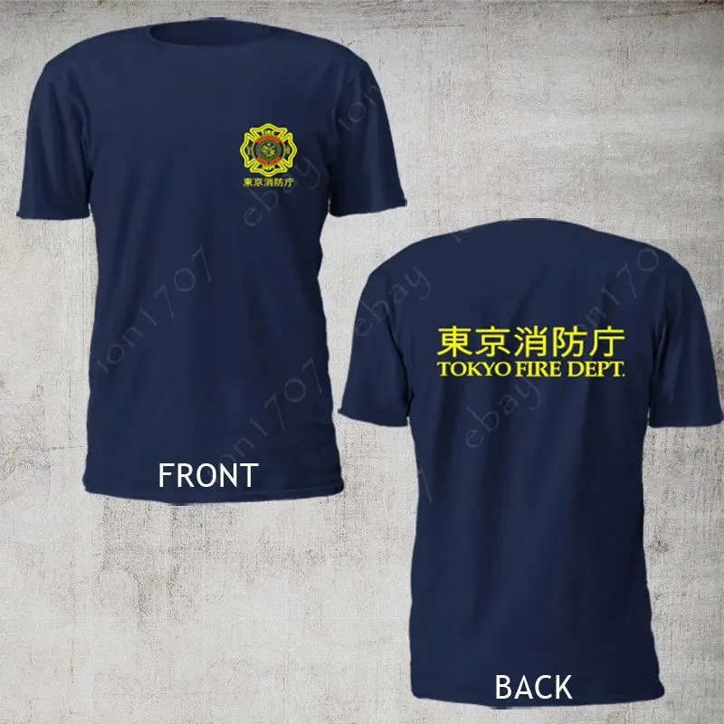 Коллекция 2019 года модная футболка с принтом пожарный из Японии|tee shirt|fashion t-shirttokyo