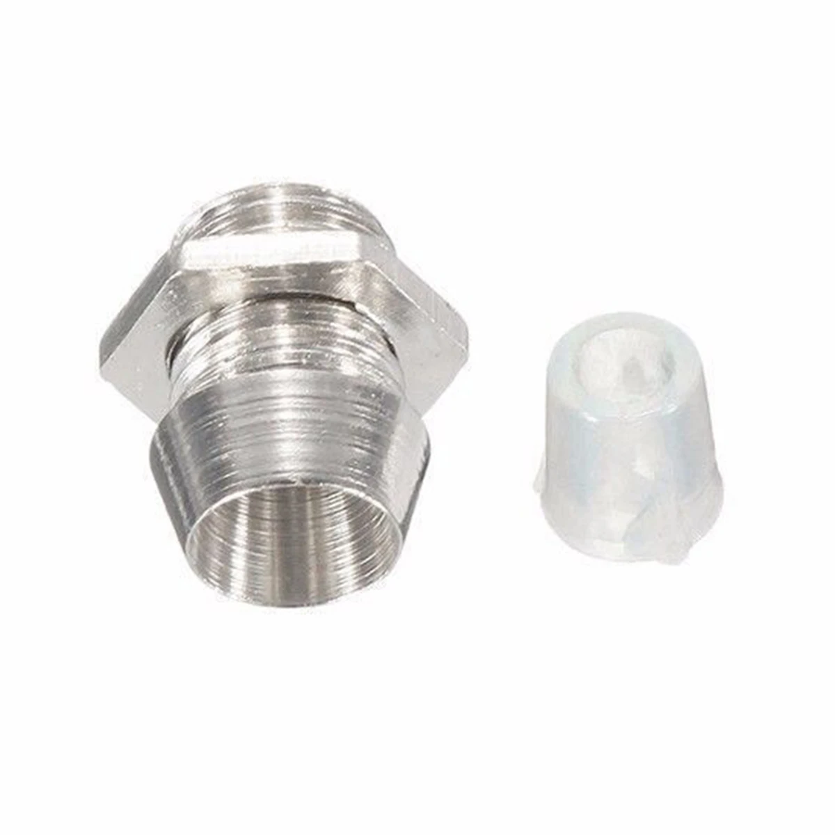 10pcs/lots New 3mm Round Chrome Metal Plastic Lamp LED Emitting Diode Bezel Holder