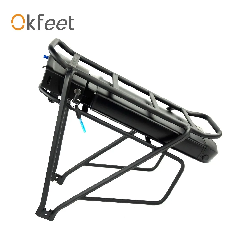 Clearance Okfeet Powerful Bateria 36V 48V 13Ah 16Ah Rear Rack Battery for Bafang  eBike Battery + Double Layer Luggage 0