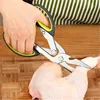 Ciseaux de cuisine multifonctionnels en acier inoxydable, coupe-viande d'os glacé, outils de cuisine ► Photo 3/6