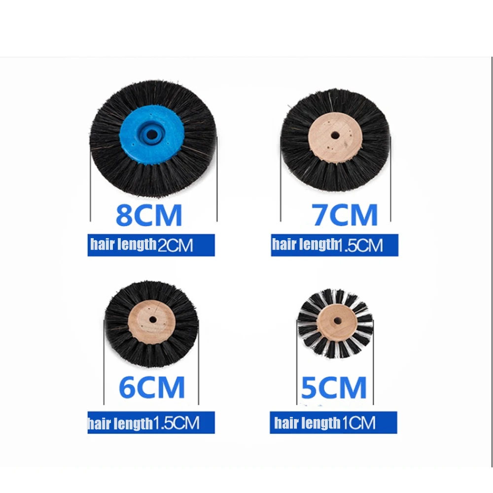 4 шт. зубные деревянные пластиковые ступицы колеса щетка прямая щетина Japen дизайн полировка для зубов и ювелирных изделий 1.2.3.4 слой