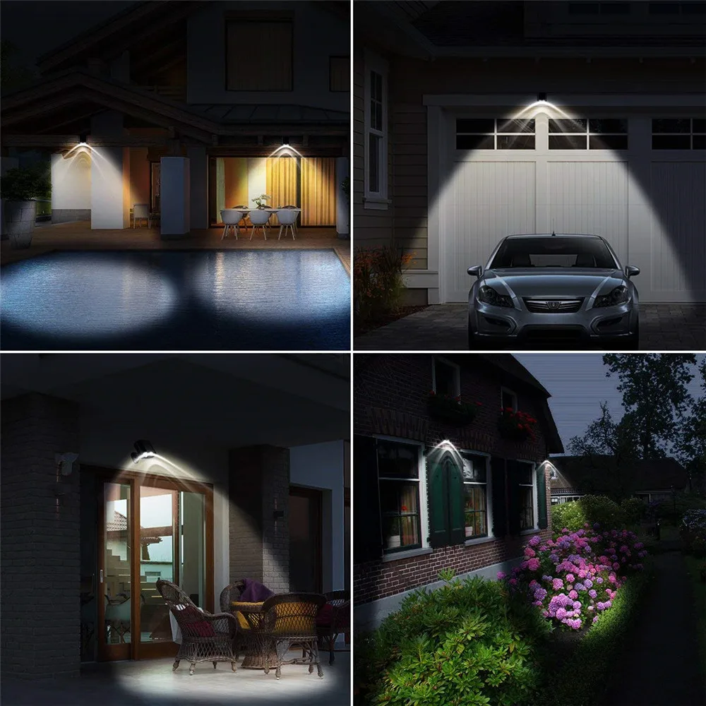 Sensor sem Fio Segura e Segura Luz da Noite Movimento-ativado Sportlight Super Brilhante Porta Luz Manter Sua Casa Led 12 Lâmpadas solares