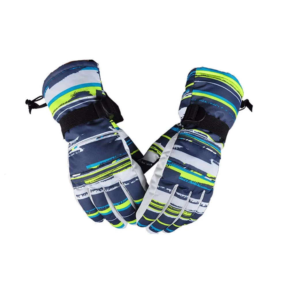 

1Pair Unisex Warm Ski Gloves Waterproof Full Finger Skiing Gloves Men Winter Snowboard Guantes Women Motorcycle Cycling Mittens