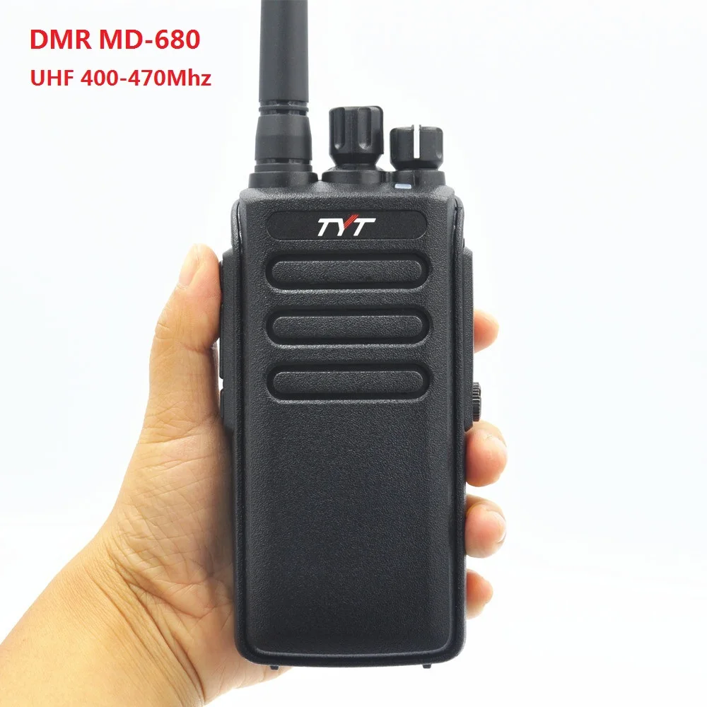 Лучшие продажи TYT DMR MD-680 цифровой двухстороннее радио UHF 400-470Mhz Высокая мощность 10 Вт водонепроницаемый IP67 дальность разговора рация
