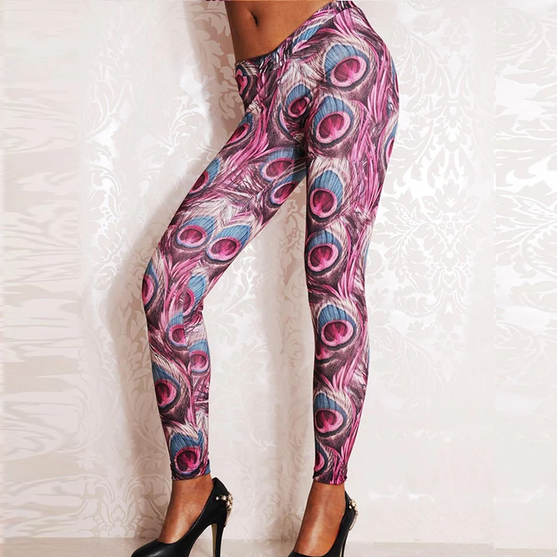 Wholesale Women Galaxy Planet Print Leggings Fashion Slim Leggings Gothic Creative Leggins Women Fitness Popular Pants