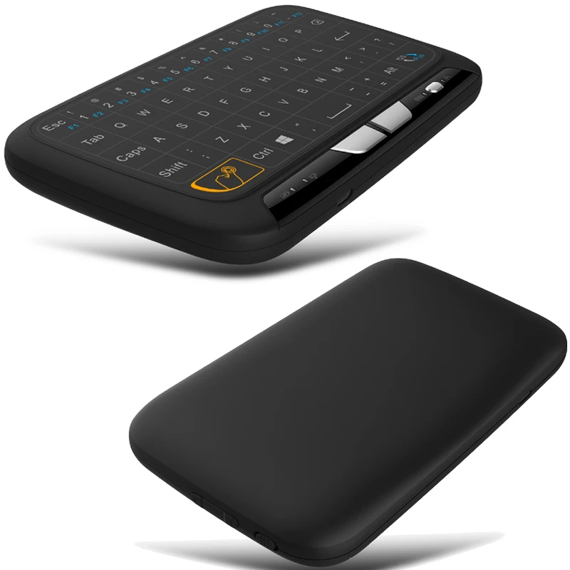 Беспроводная мини клавиатура H18 + 2 4 ГГц QWERTY тачпад мышь Usb подсветка Air Mouse