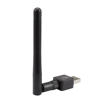 

USB Wireless Network Lan Card Wi Fi Dongle 150Mbps with 2dB Antenna 2.4G Portable Strong Reception Signal Wifi Adapter Router