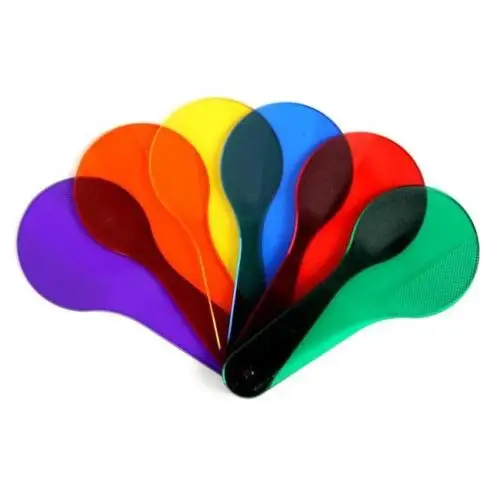 set of 6 to Demonstrate Colour Combining Learning Resource Y Colour Paddles 