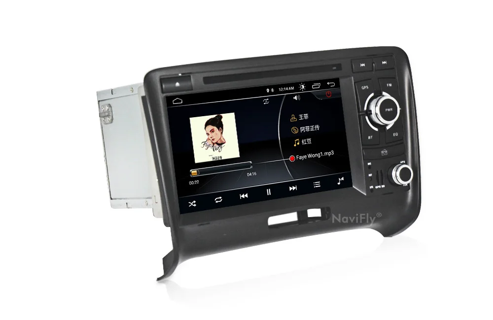 Best Wholesale!Android 8.1 quad core Car DVD player for Audi TT 2006-2012 with 4G wifi bluetooth free shipping gps navigation 16